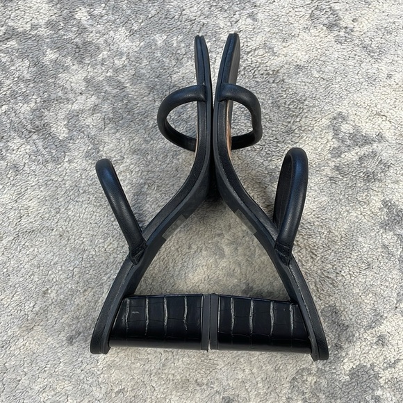 DV Dolce Vita Halsty Double Band Mules Chunky Heel Sandals Sz 8.5 - Picture 8 of 12